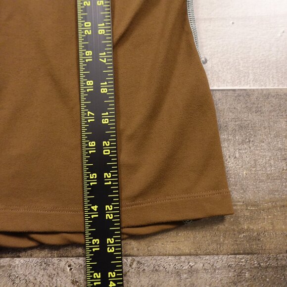 REI Quarter Zip Pullover Women’s Small Brown Cream Outdoor Athletic - Picture 5 of 9